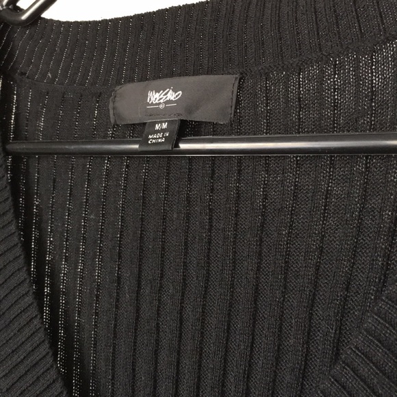 Black L/S Slit Side Sweater - Picture 3 of 5